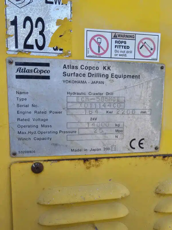 Atlas Copco ECM 585 MK2